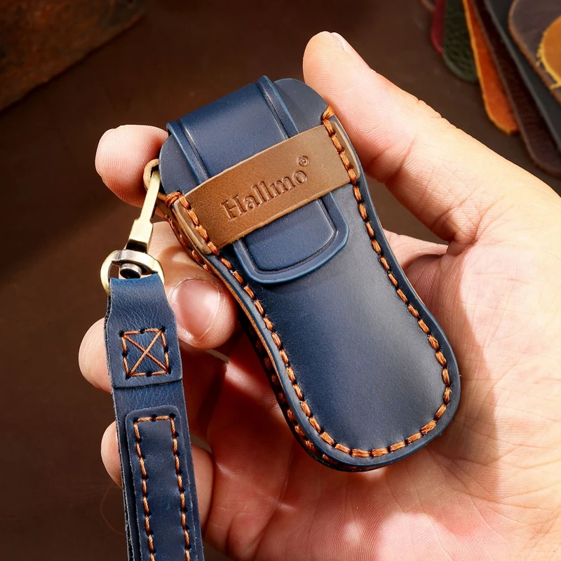 Custom Multi Functional Car Key Wallets Mini Car Key Cases Leather Car key holder