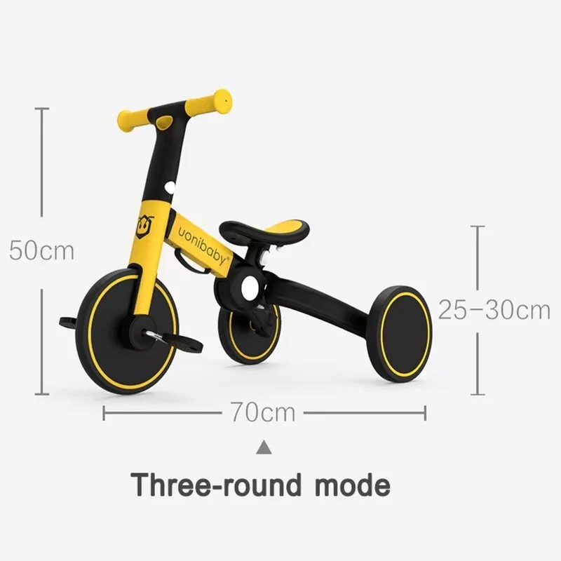 UONIBABY 4 in 1 Infant Balance Car Child Stroller Trolley Pedal Tricycle Flatbed