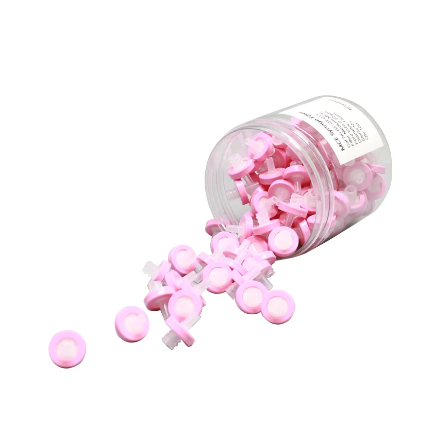 Factory direct professional Syringe filters, 13mm, 0.22um, MCE, non-sterile