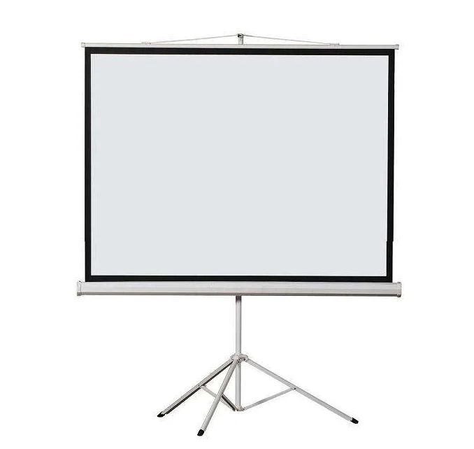 Factory Price 4:3 Format 72-150inch Projector Screen with Tripod Stand Projection Screen