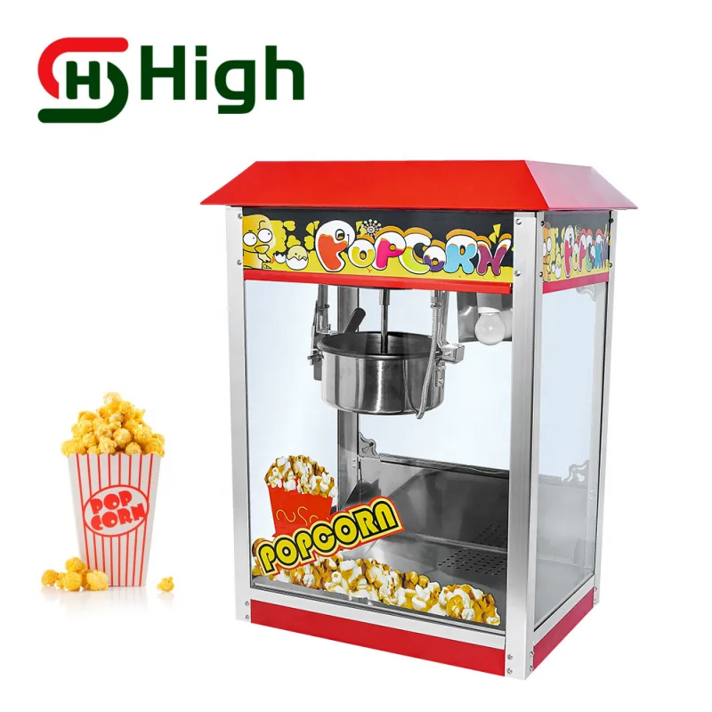 2024 Hot Sale Wholesale Factory Price Automatic Electric Pop Corn Maker Commercial Popcorn Machine Price Warmer