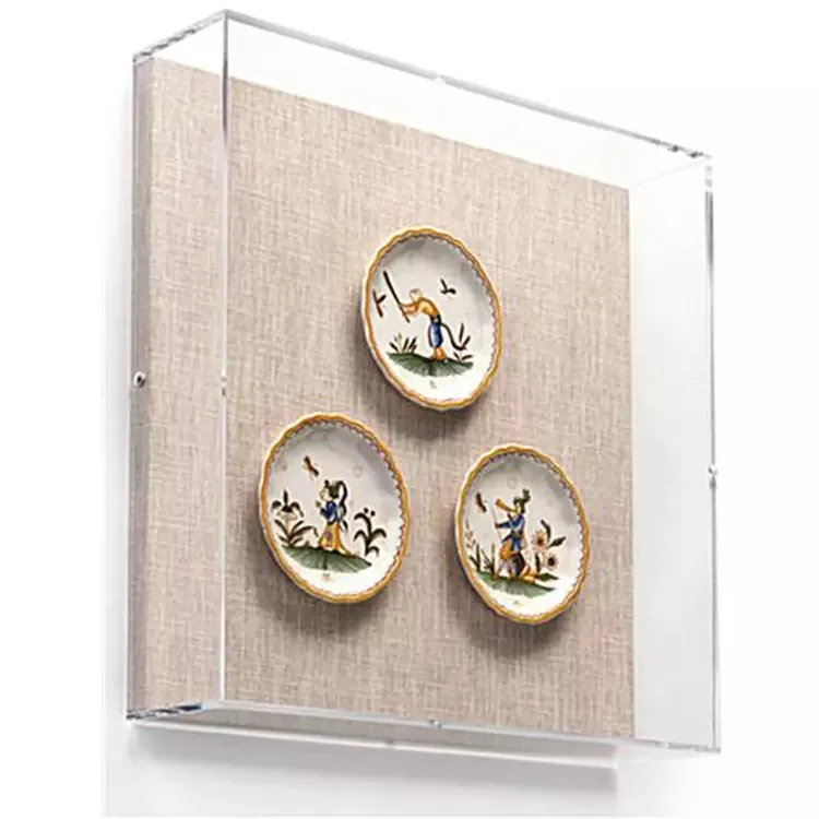 Neon Fluorescent Acrylic Decorative Shadow Boxes Only without Canvas