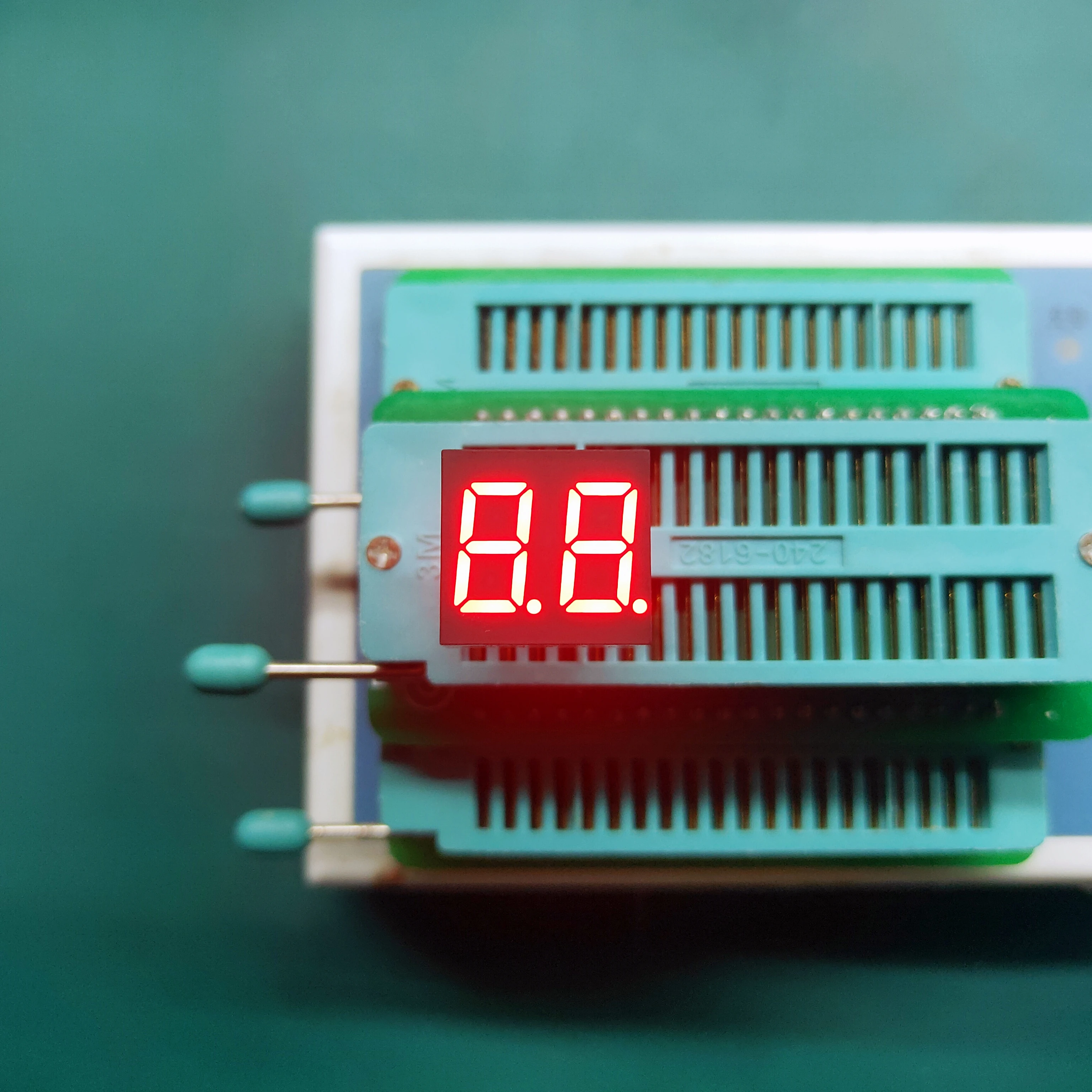 Hot sale custom LED digital tube  0.8 inch 2 3 digit 7 segment nixie tube