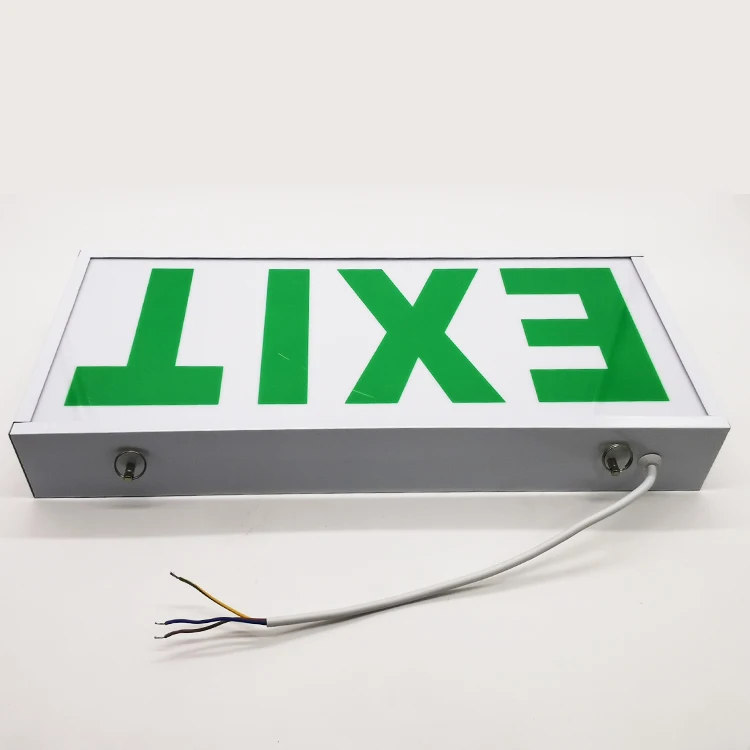 
Green white new design fashion creative indication led fire exit signs for safety 