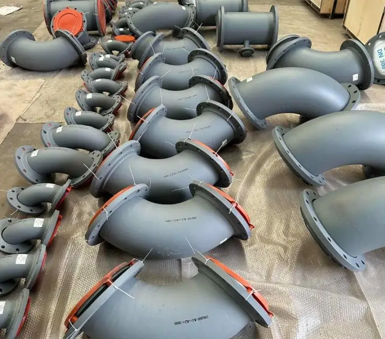 Factory Direct Chemical Corrosion Resistant 45 Degree PTFE Lined Elbows