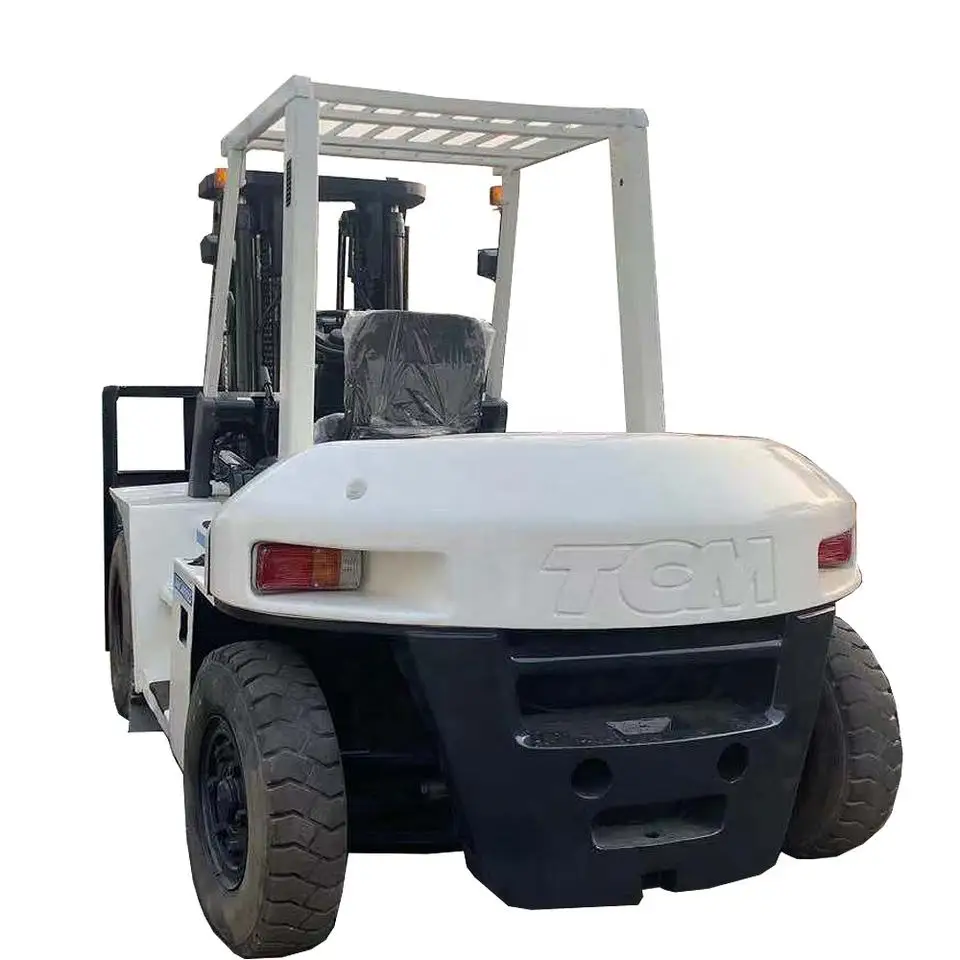 Used high-quality forklift TCM 7TON offers a one-year  warranty and cheap global shipping prices