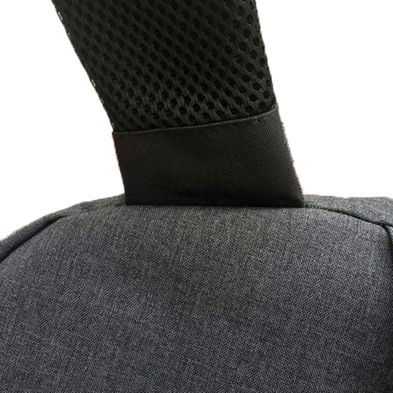 Custom Anti Theft Sublimated Backpack, Luxury Grey School Bags For Teenagers Backpack