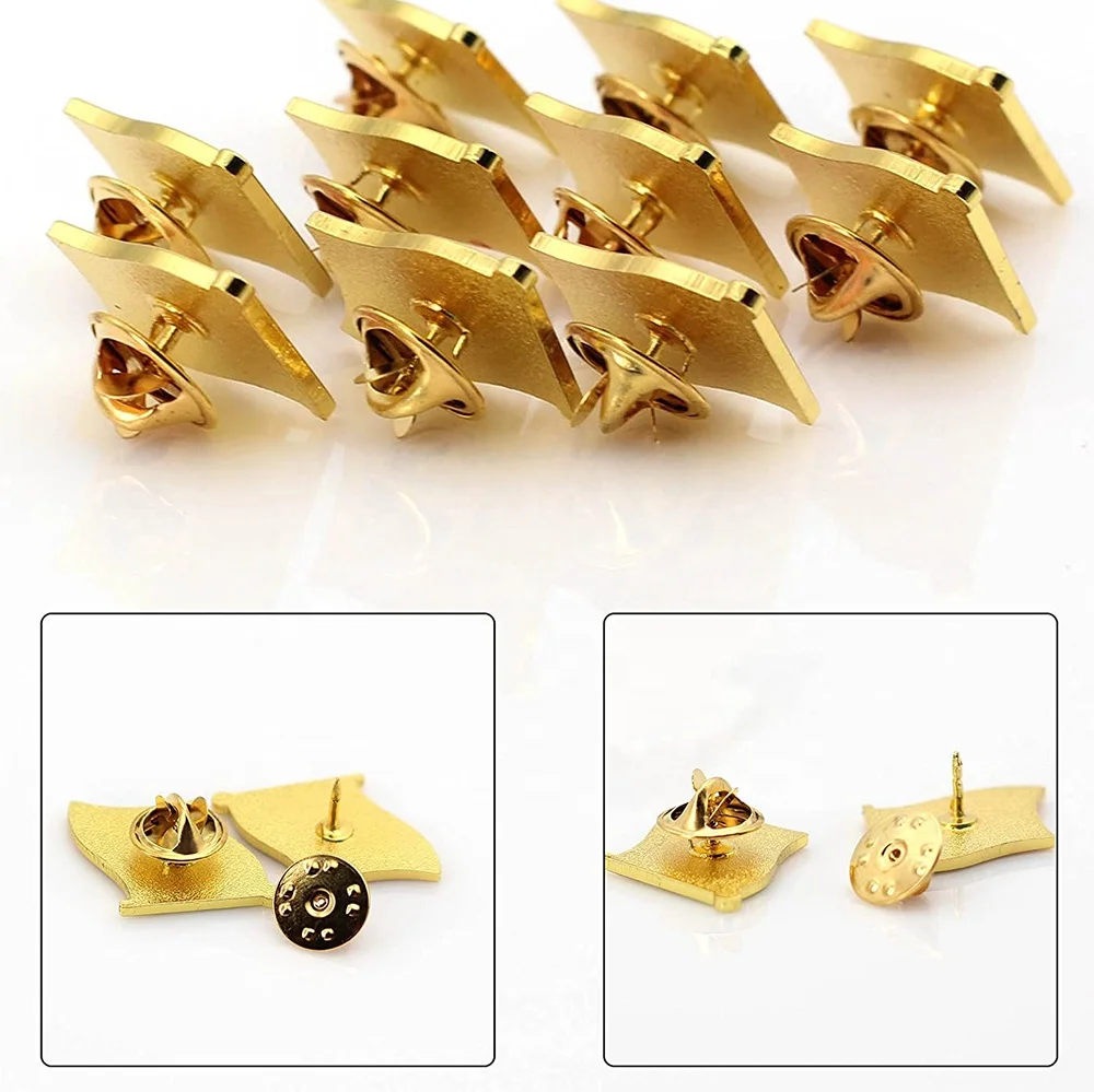 Custom American Flag Lapel Pin Antique Style with Polished Finish Made of Iron by Factory Supplier Souvenir Badge