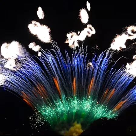 Chinese wholesale pyrotechnics 2024 new fireworks 150 shots professional fireworks for new year party celebration