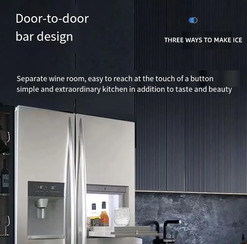Бытовые холодильники и морозильники 550L домашний холодильник барная стойка для льда