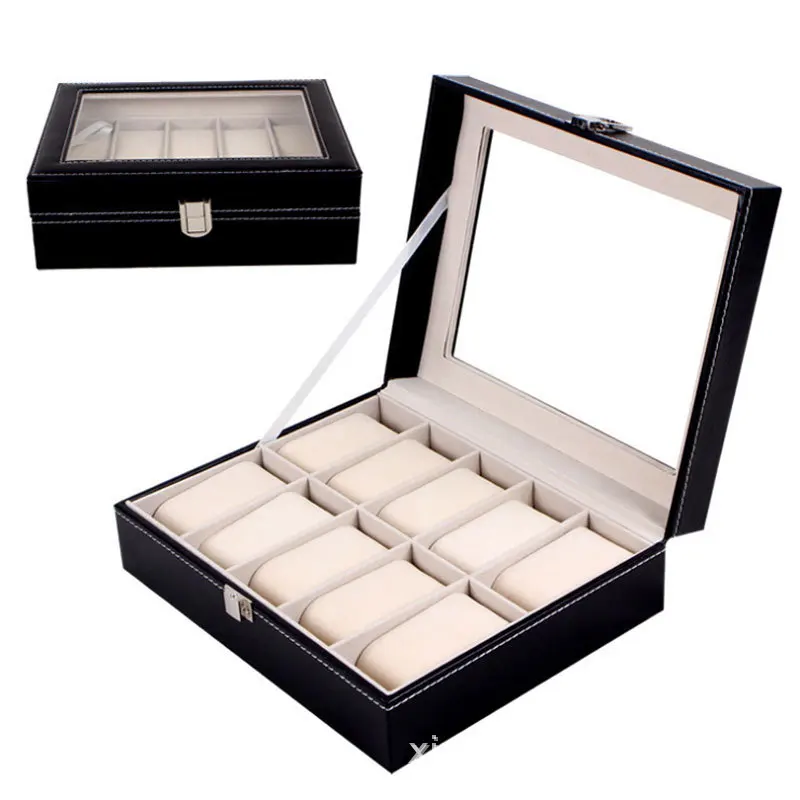 Wholesale Velvet PU Leather Watch Storage Box