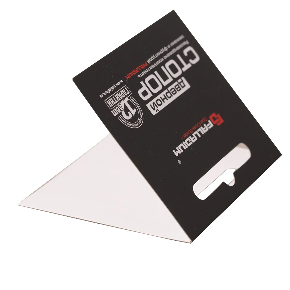 Custom Paper Euro Hole Hanger Sock Packaging Polybag Bag Topper Header Card Printing Custom Bag Topper