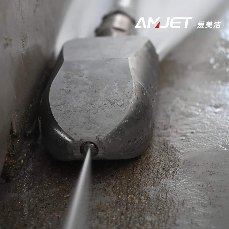 AMJET high-pressure pipeline dredging machine nozzle - clean ditches  sewer cleaning nozzle