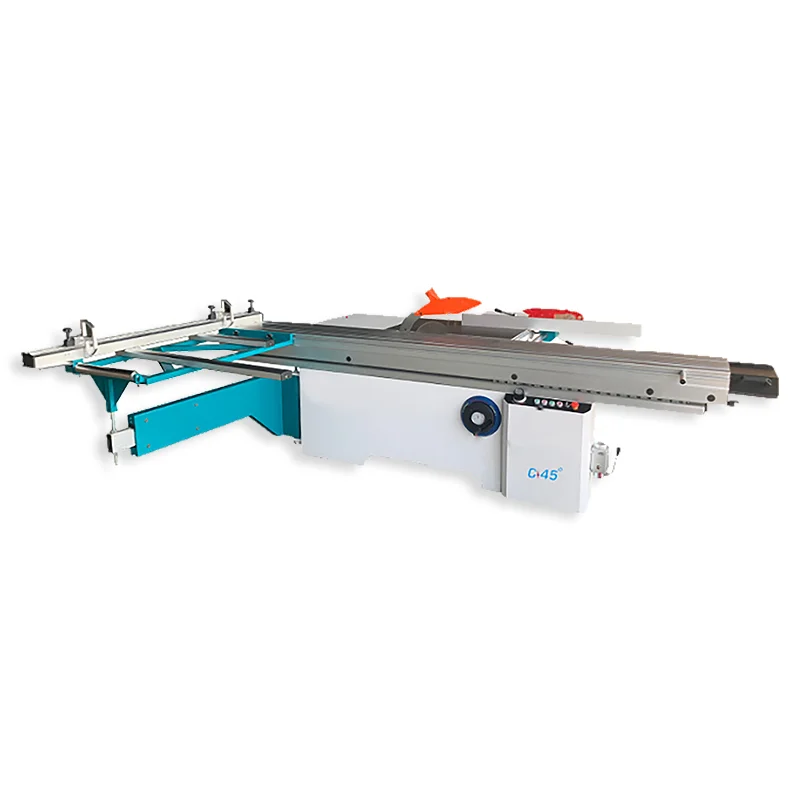 Industrial Woodworking CNC Sliding Table Saw Machine 45 Degree Precision Cutting Panel for Manufacturing Plants