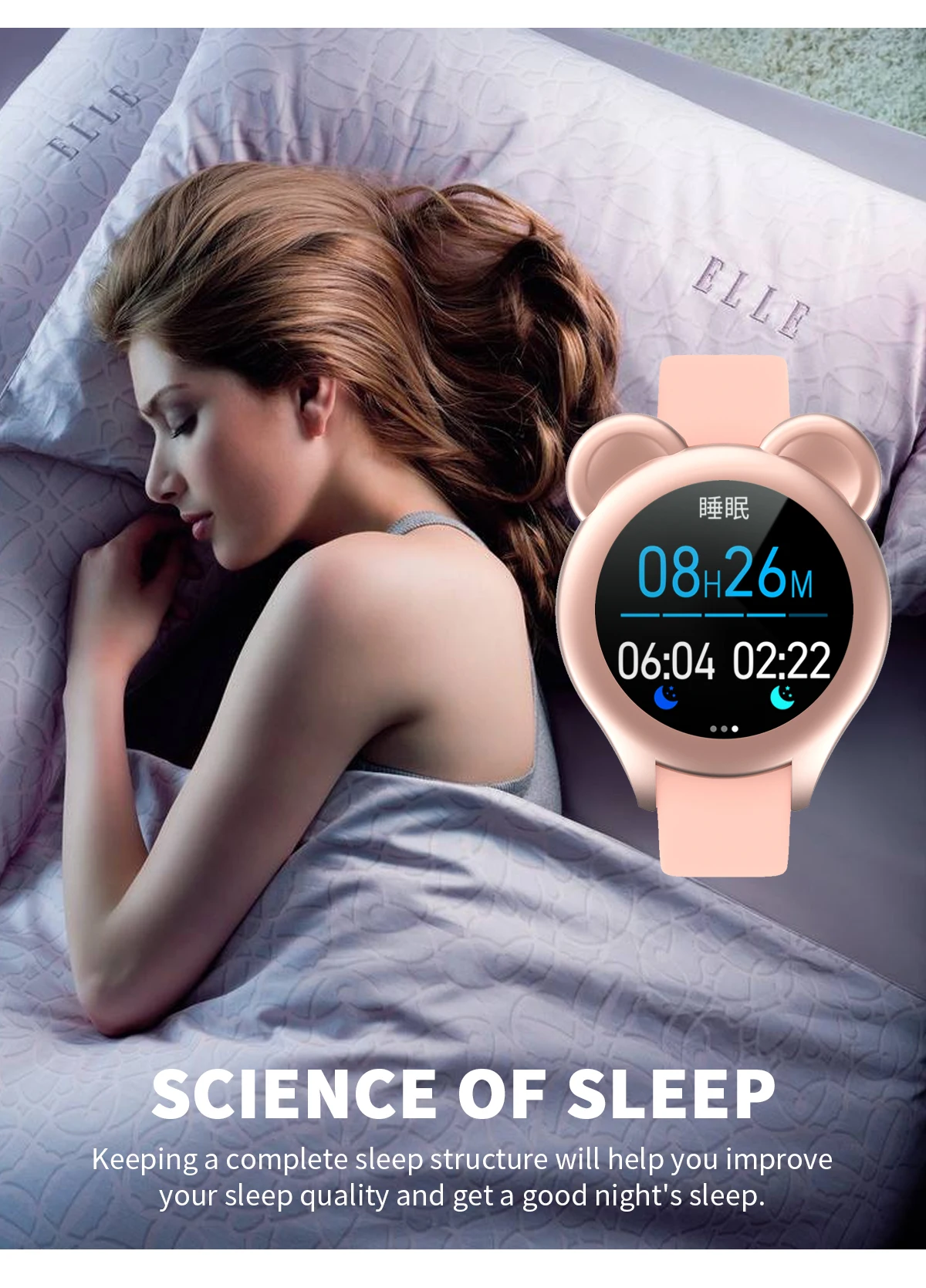 New Arrival 2020 Smart Watch Women Fashion Cute Smartwatch Sport Fitness Tracker Android Smart Watch Lady Girl Watch