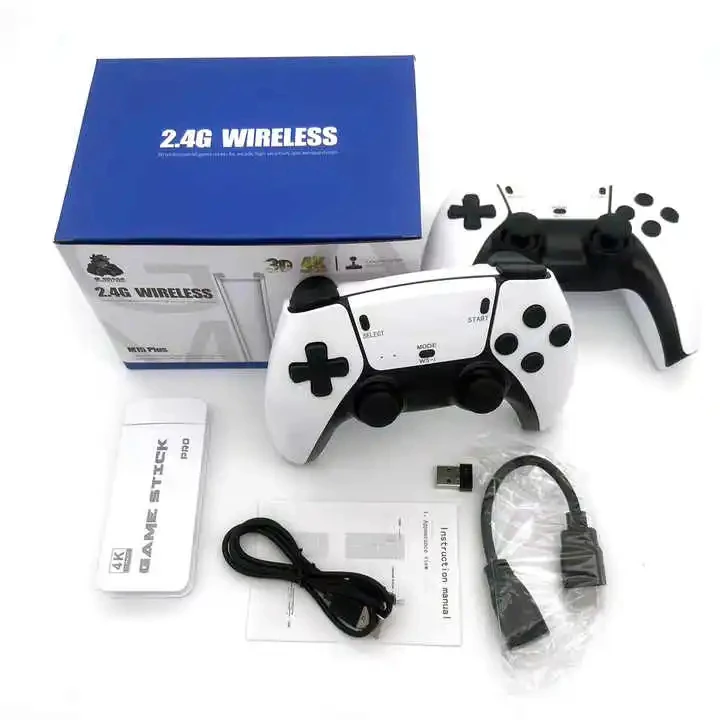 m15 game console 4K Player Wholesale Mini Game Console Wireless Controller 20000 HD TV Out handheld Retro Video 64GB ps1