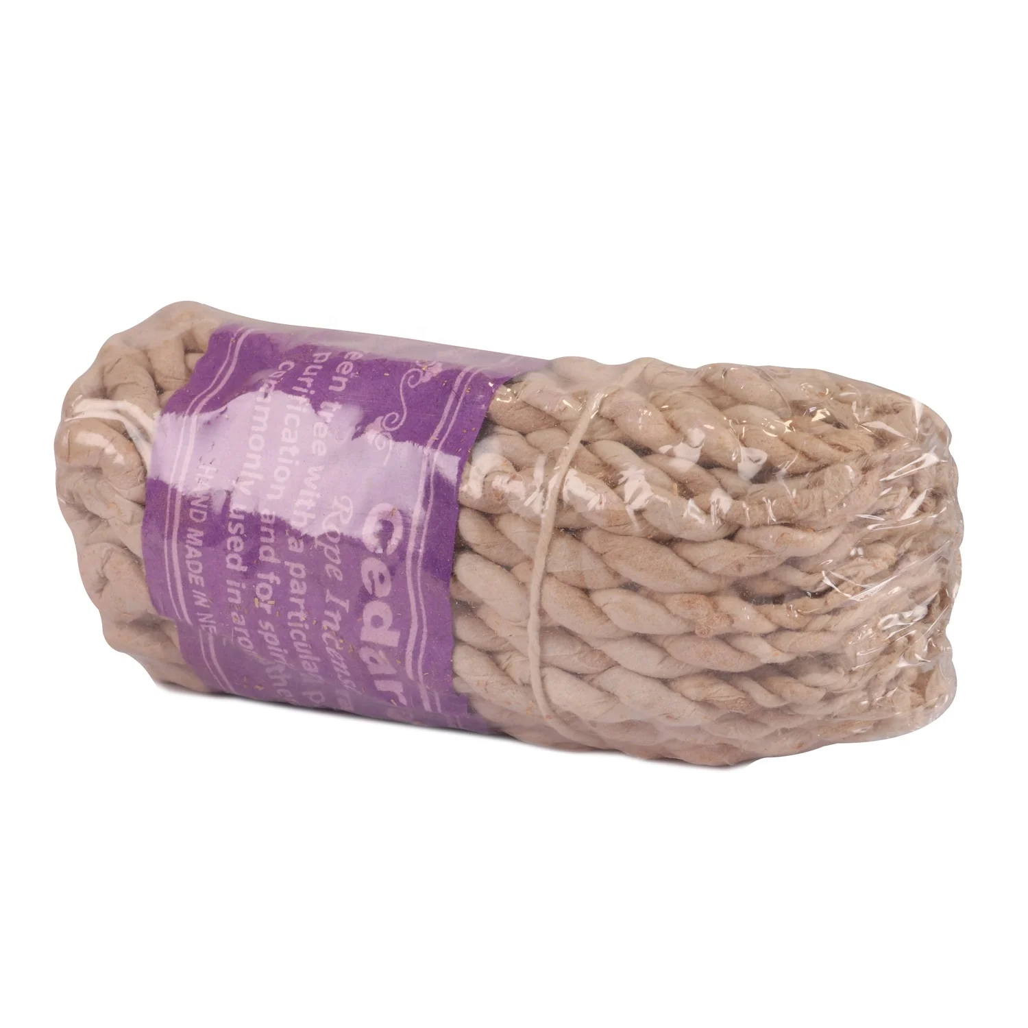 Traditional Handmade Cedar Rope Incense - Made in Nepal - Aromatic