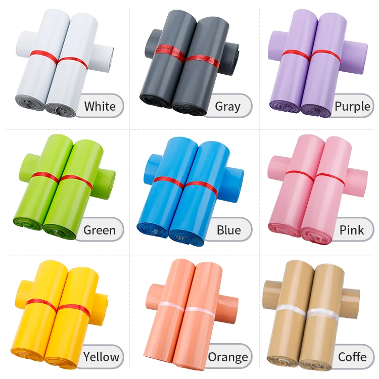 280x420mm Polybag Eco Friendly Multicolour Waterproof Logistics Packaging Custom Bag Mailing Bags For Shipping