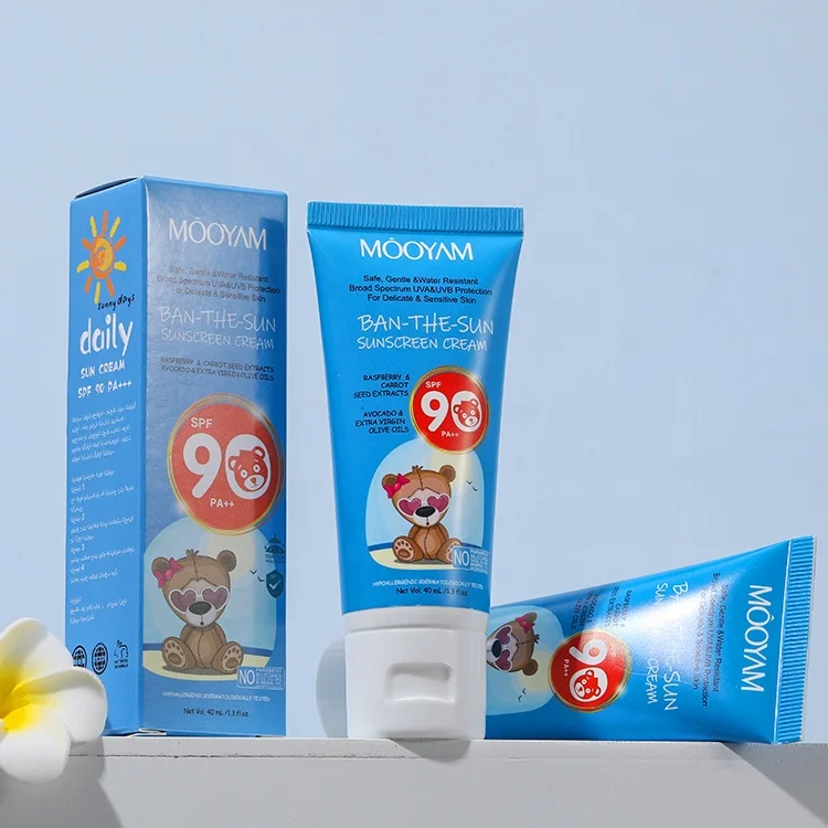 Private Label Ban-The-Sun SPF90 Sunscreen Cream OEM Sunblock Wholesale