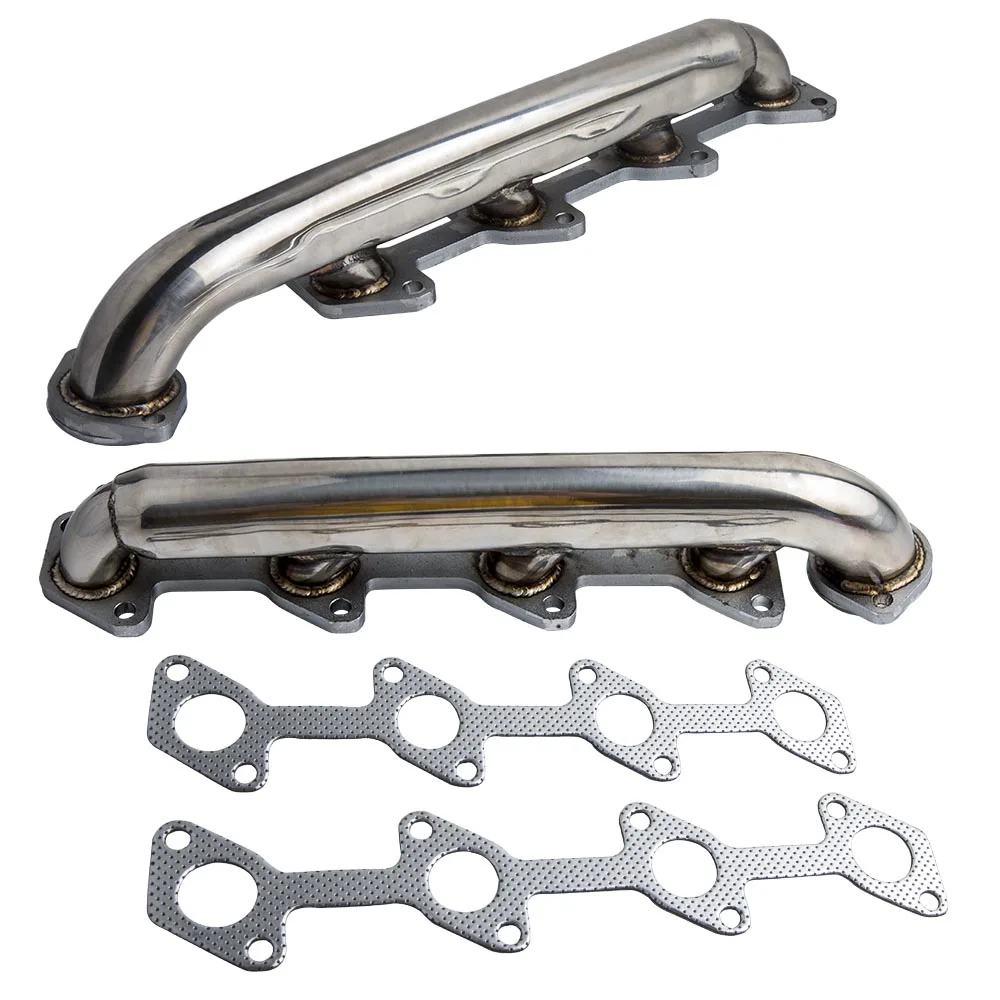 maXpeedingrods Exhaust Manifolds Headers For Ford Powerstroke F250 F350 6.0 03-07