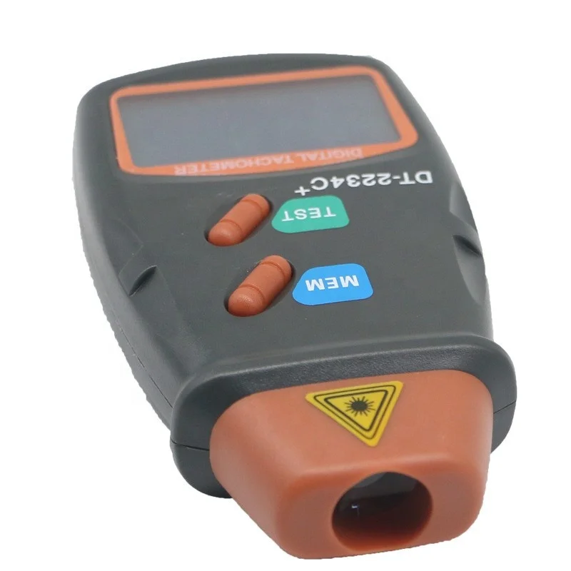 DT-2234C + Бесконтактный ЖК-цифровой лазерный тахометр 2 5-99999 об/мин фотоэлектрический датчик измеритель скорости