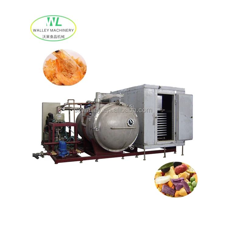 Factory Supply Price Industrial Prawn Vacuum Freeze Dryer Aquatic Vegetable Fruit Strawberry Vacuum Lyohpilization Machine