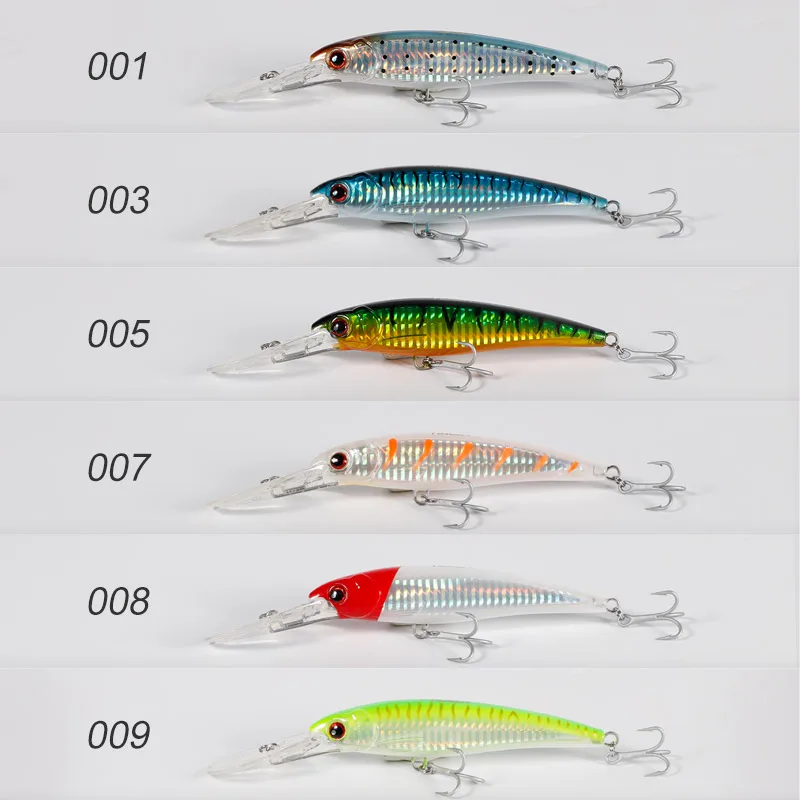 Noeby 140mm 52g Slow Sinking Fishing Lure Wobbler Hard Bait senuelos de pesca 2022 Tuna leurre de peche Artificial Trolling lure