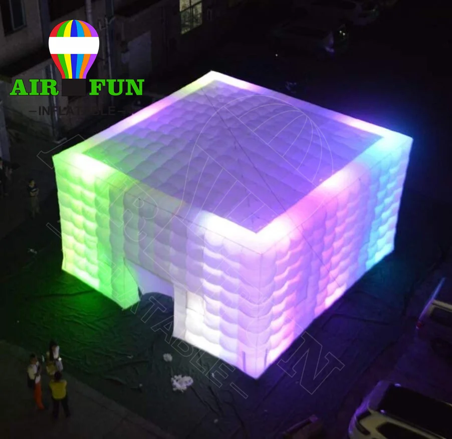 AIRFUN China Factory LED Inflatable Photo Booth Cube Tent Advertising Inflatables