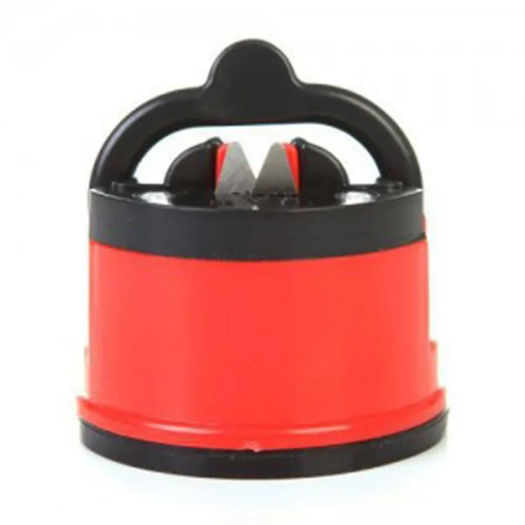 Factory Wholesale Custom Logo Portable Kitchen Round Mini Knife Sharpener With Suction Pad