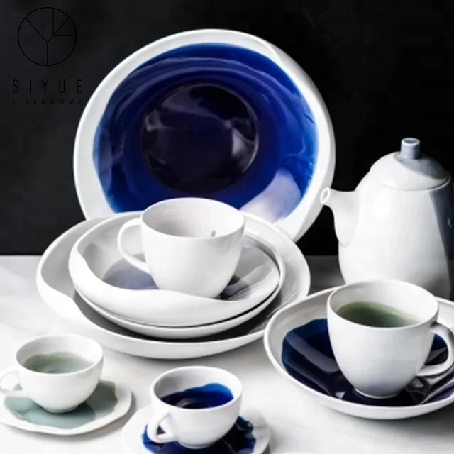 Cheap Japanese Grace Designs Ceramic Restaurant Plate Dinnerware 7 Inch Flat 1138