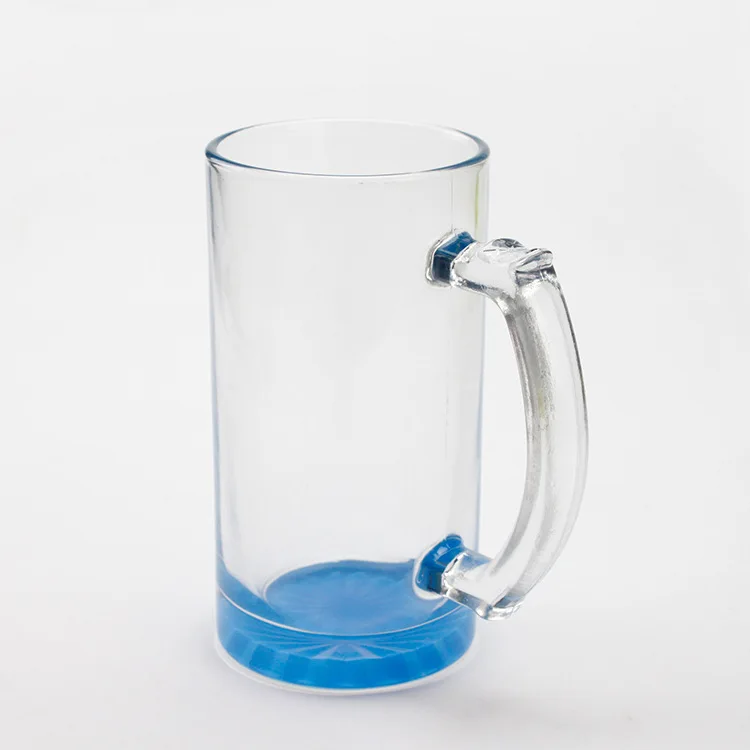 16oz Blank Sublimation Clear Beer Glass Blank Sublimation Transparent Glass 16oz Sublimation Printing Glass Coffee Mug