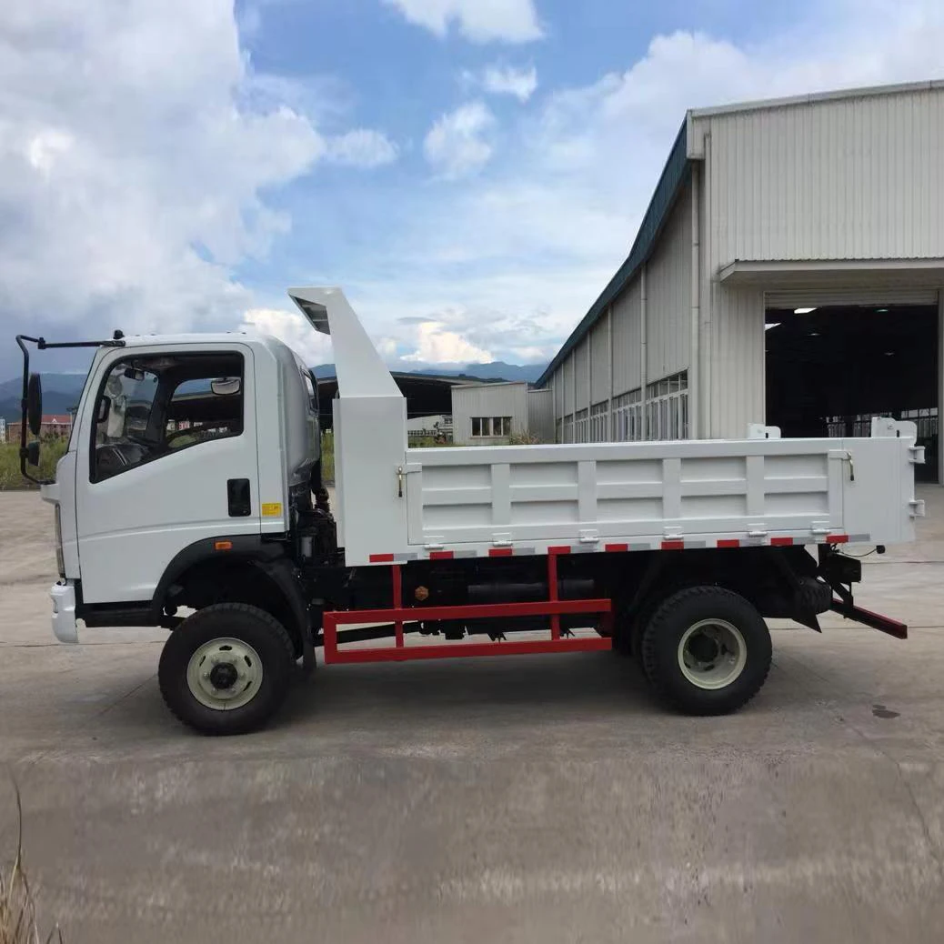 SINOTRUK Mini Truck HOWO 4x4 LHD 5 Tons Light Dump Truck for Sale