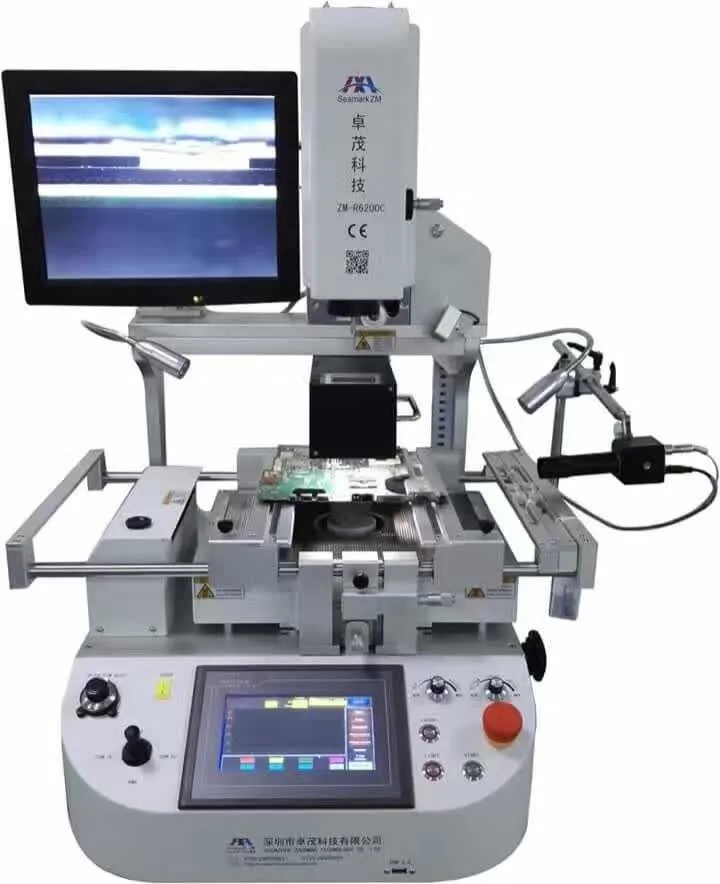 Fully automatic bga rework station is used for the welding and installation of chips on notebook computers and mobile phone moth