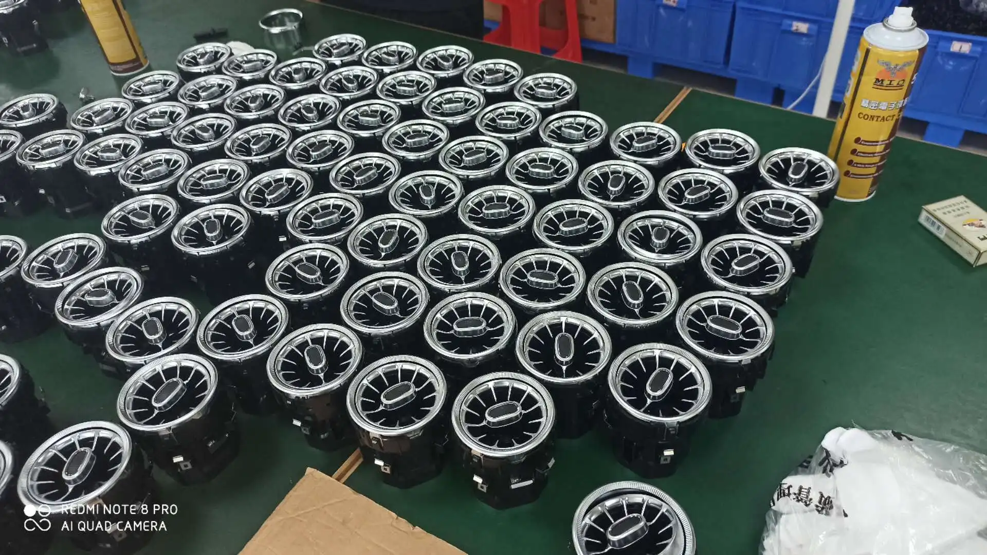 Auto Air Conditioning Turbine Air Vent Outlet With 64 Color Led Interior Ambient light For Mercedes-Benz E-class W213