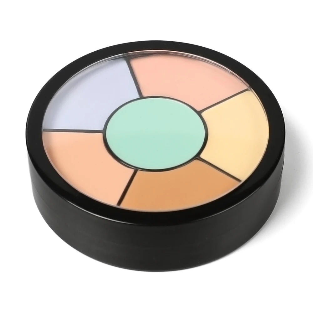 Color Corrector for Dark Circles Color Correcting Palette Full Coverage Concealer Make Up Kit 6 in 1 Concealer Contour Palette