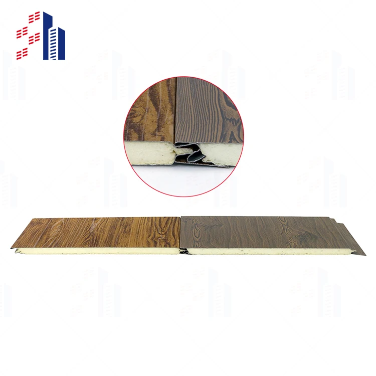 SH CE ISO наружная облицовка стен декоративные панели фасадные металлические sidingPanel Pu сэндвич-панель