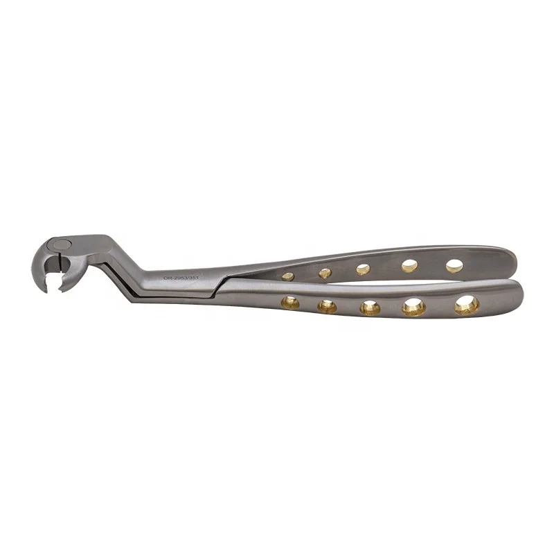 Adult Oral Dental Tooth Surgery Lower Molars Wisdom Left Forceps Tooth Forceps Extracting Root Loosening Lower Upper Molars