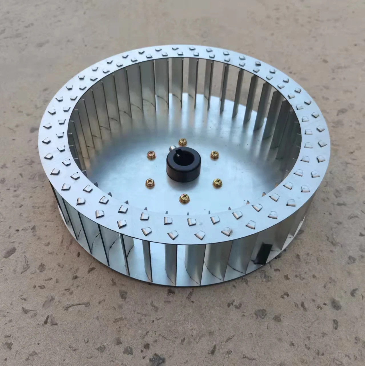 Aluminum centrifugal axial flow fan coil blades blower motor impeller