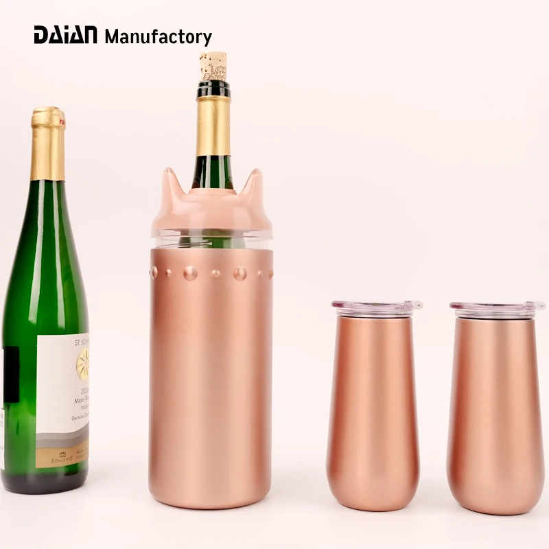 Daian Manfactory CATIAO дизайн подходит для бутылок вина 750 мл кулер льда шампанского из нержавеющей стали охладитель
