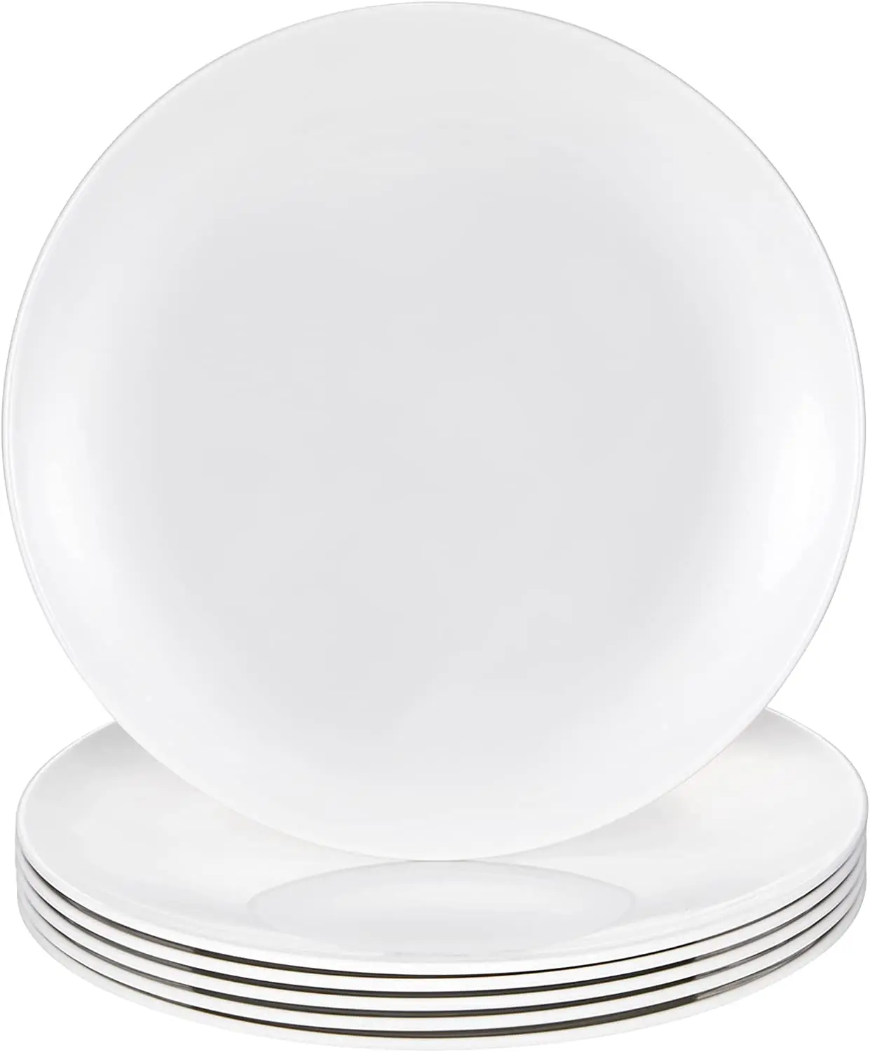 Конкурентоспособная цена домашняя фарфоровая белая круглая тарелка для отелей