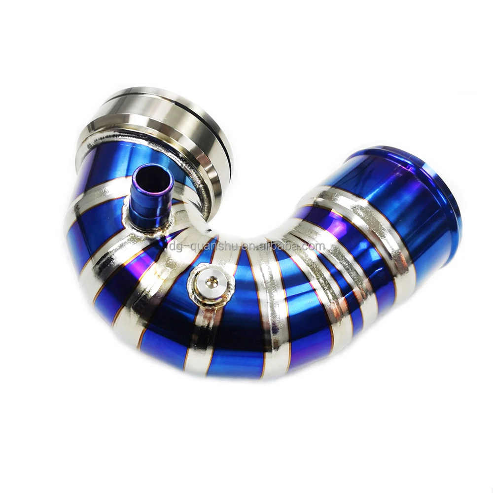 Charge Pipe with J Pipe For BMW F8X M2C M3 M4 S55 Titanium Charge Pipe