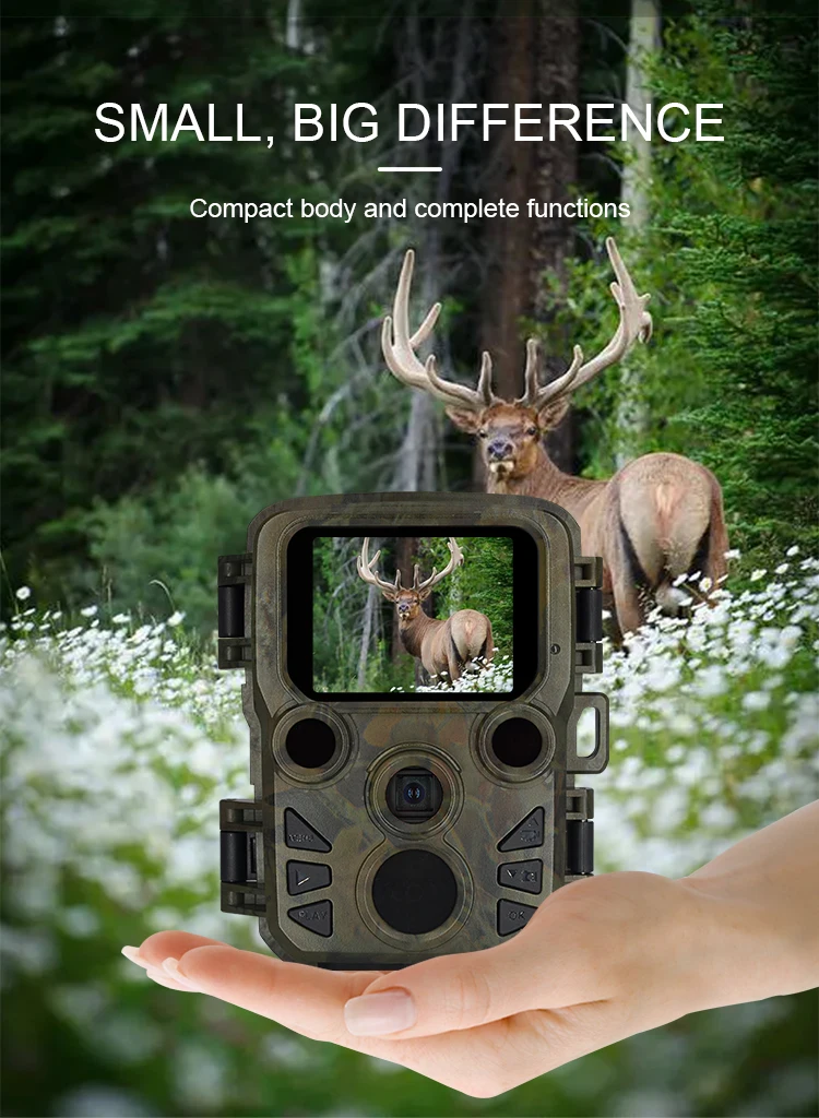 H5812 mini home security camera smallest trail camera wild game innovation  deer camera cellular 0.2s griggering