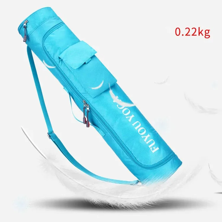Ultralight Design 0.22kg Waterproof Yoga Mat Bags With Large Size Pocket And Zipper