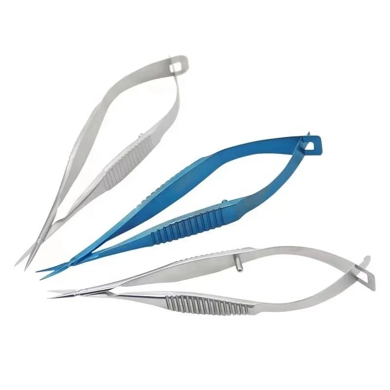 ophthlamic surgical instruments eye  Iris scissors with curved tips