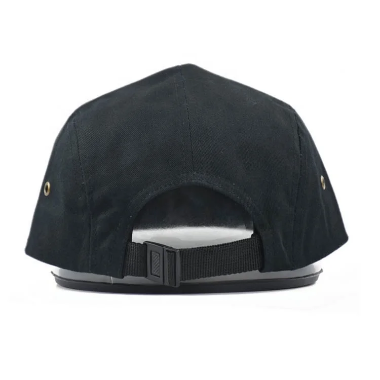 High Quality Blank 5 Panel Cycling Cap Cotton With Leather Logo
