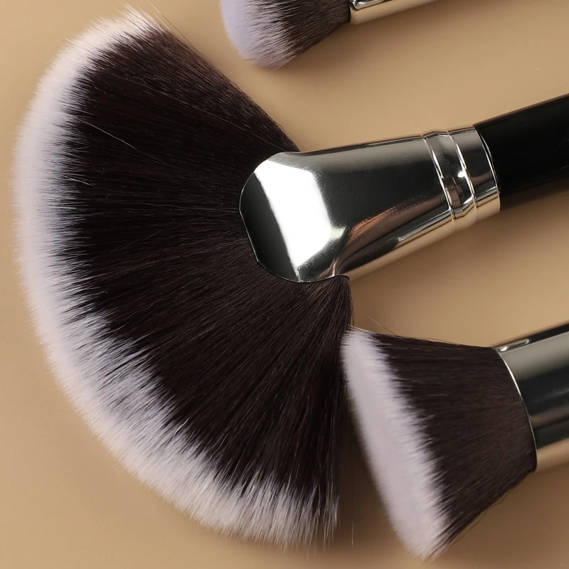 FEIYAN  Wooden Soft Natural Hair 15pcs Animal Goat Hair Makeup Brush Wholesale Private Label Best Selling Cosmetic Brush