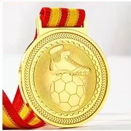 Manufacturer Design Your Own Custom Medal Zinc Alloy Gold Silver Bronze Metal Award Sports Medal with Ribbon