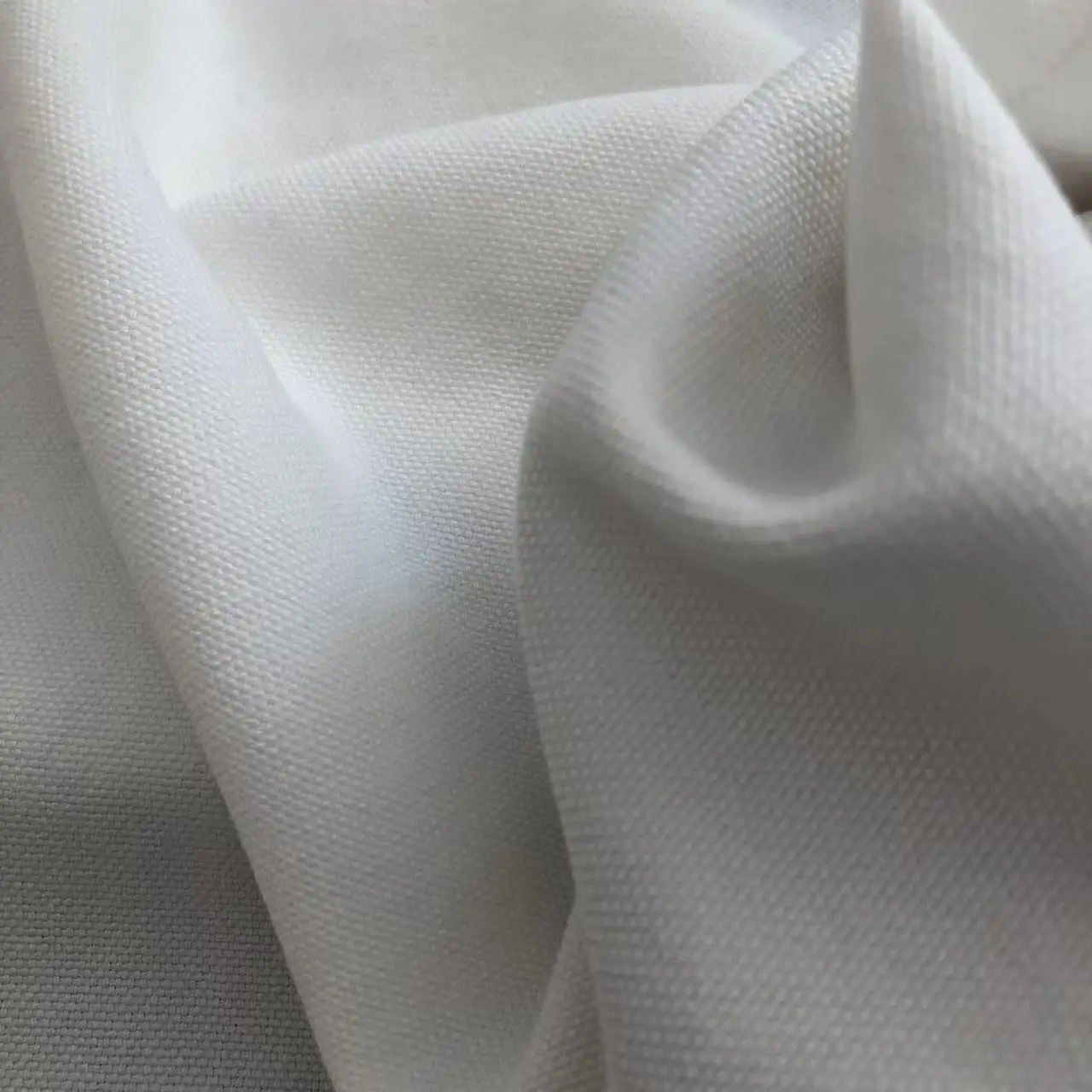 Polyester heavy weight panama binding Canvas for home textile/350GSM white color  polyester canvas for sublimation print