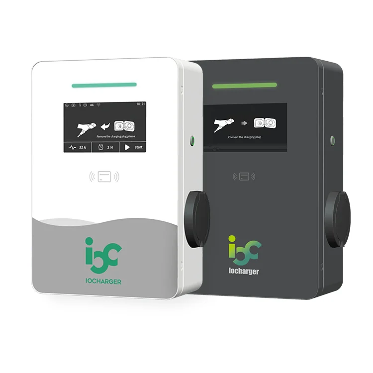  Смарт-зарядное устройство для электромобилей IEC 62196 OCPP1.6 тип 2 wallbox 22 кВт с разъемом типа поддержка RFID мобильное приложение управления