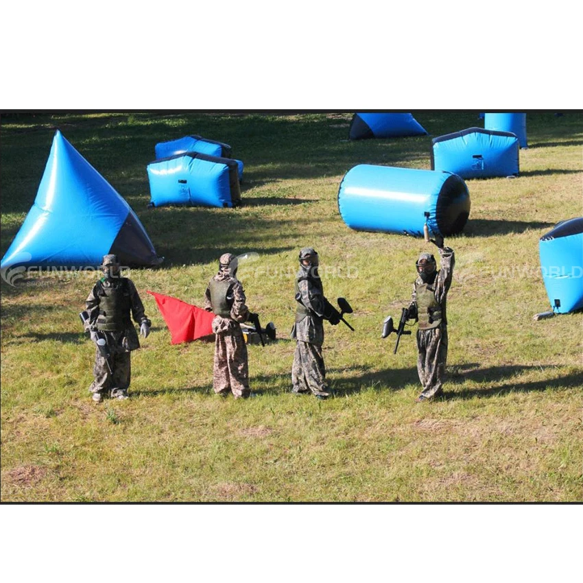Good Quality Inflatable Paintball Air Bunkers Inflatable Paintball Bunker Field Competition Bunkers Used for Archery Tag